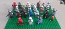 Klocki figurki star wars gwiezdne wojny 25 szt  klony Vader mandalor