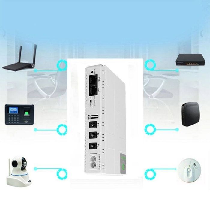UPS для мережевого обладнання DC1018P 12V/ 9V/ 5V 10000