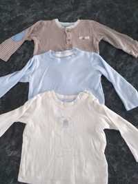 Bluzeczki niemowlęce lupilu roz.74-80