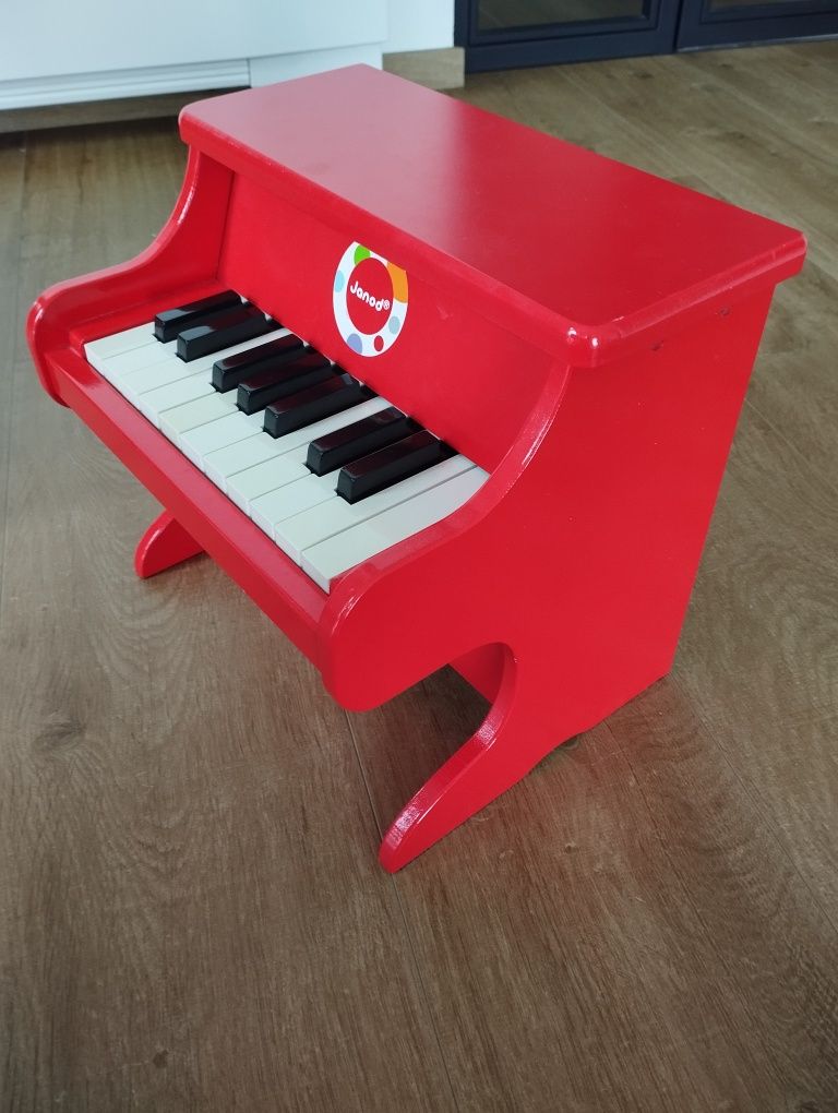 Janod pianino czerwone