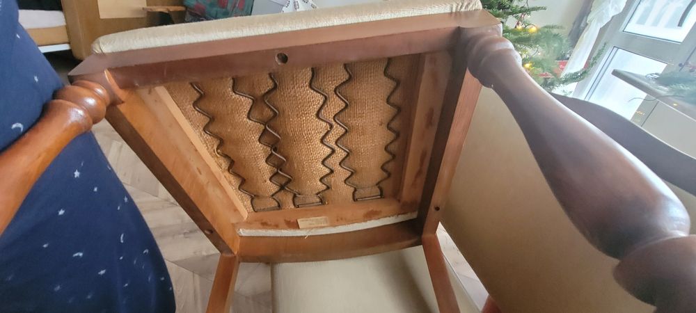 Komplet salonowy ławy i krzesła