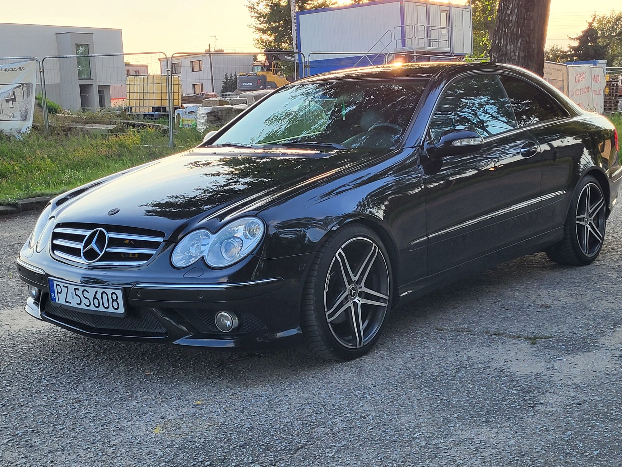 Mercedes CLK 320 pakiet AMG Avantgarde, czarny, W209 3.2 M112 automat