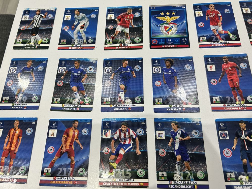 Karty piłkarskie panini cl 2014-15