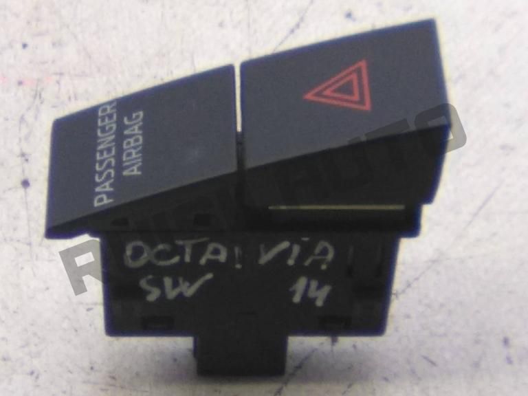 Comando / Botão 4 Piscas 5e095_3507c Skoda Octavia Iii Combi (5