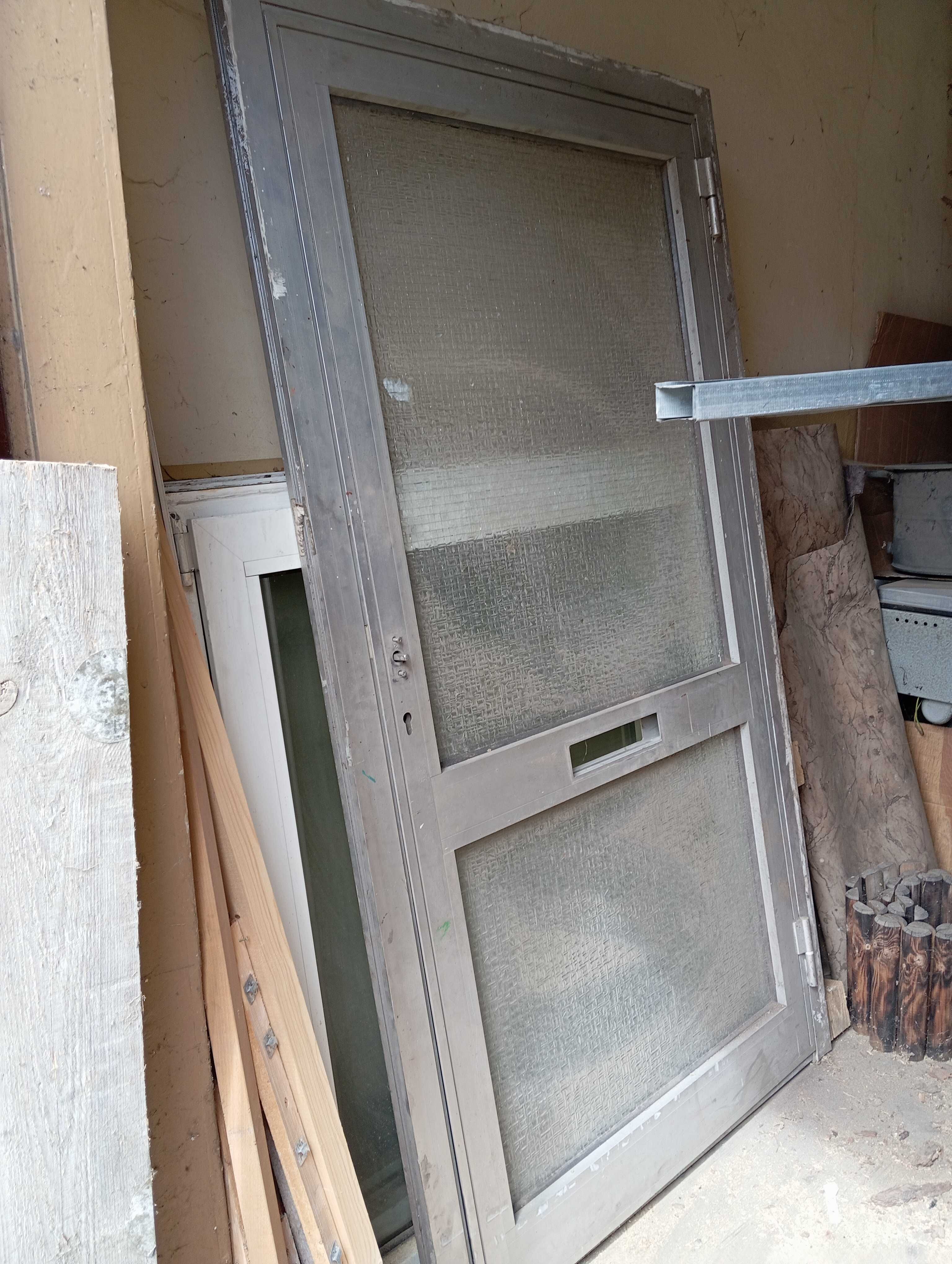 drzwi aluminiowe , zewnętrzne
