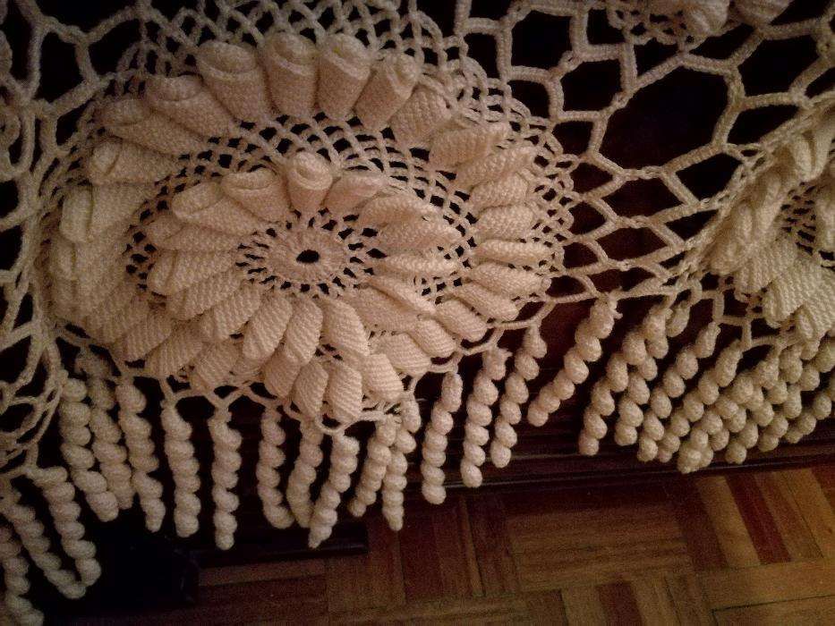 Colcha em Crochet para Cama de Casal