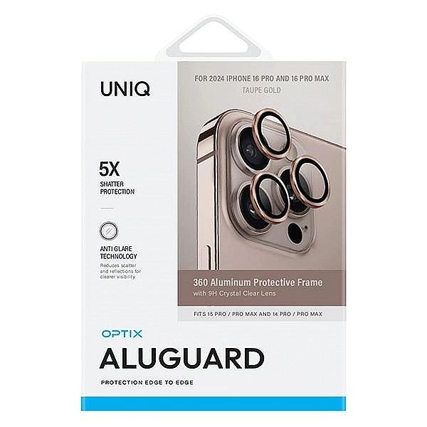 Szkło hartowane UNIQ Optix Aluminium Camera Lens Protector na aparat t