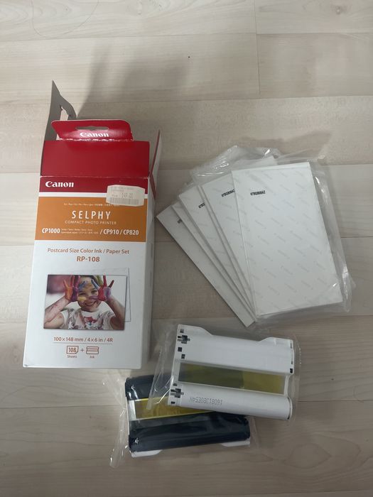 Zesraw kolorowego atramentu 2 sztuki i papieru 6 sztuk RP-108