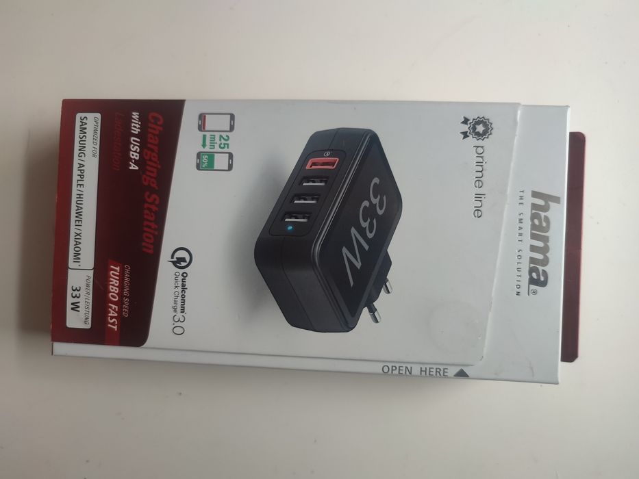 NOWA ładowarka mocna HAMA 33 W