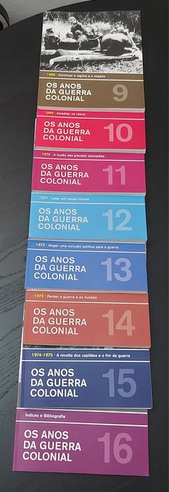 Coleção de 16 livros + Fascículos " Os Anos da Guerra Colonial"