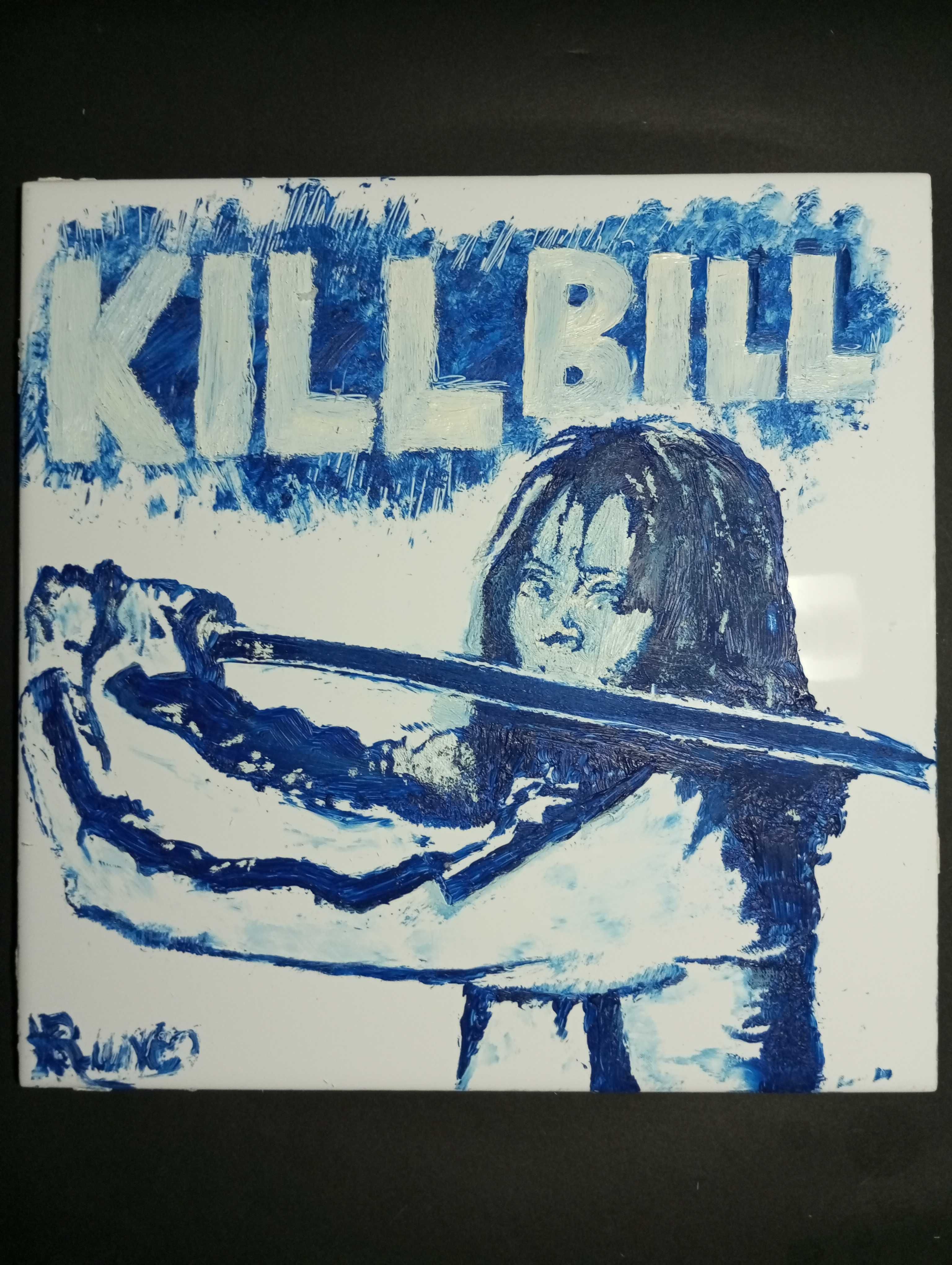 Pintura em Azulejo Kill Bill