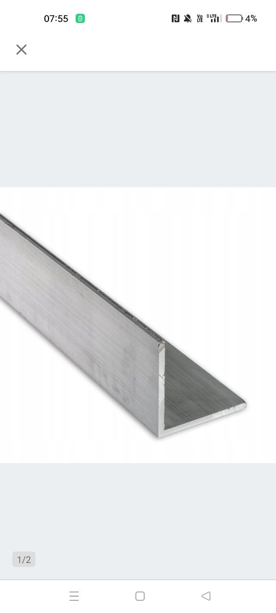 Kątownik aluminiowy 40*40*3