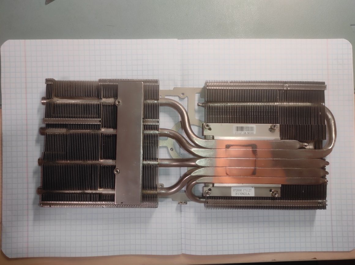 Радіатор відеокарти Asus ROG STRIX 1070.