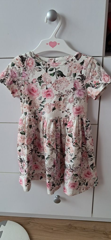 Sukienki mama M  córka 98/104