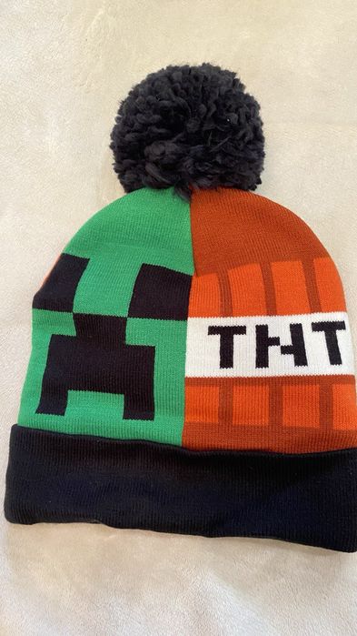 Подростковая шапка Minecraft. Новая