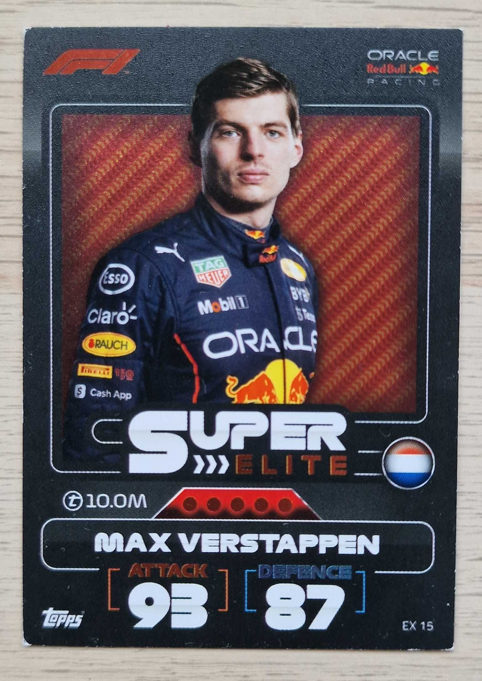 Karta Turbo Attax Max Verstappen (Super Elite)