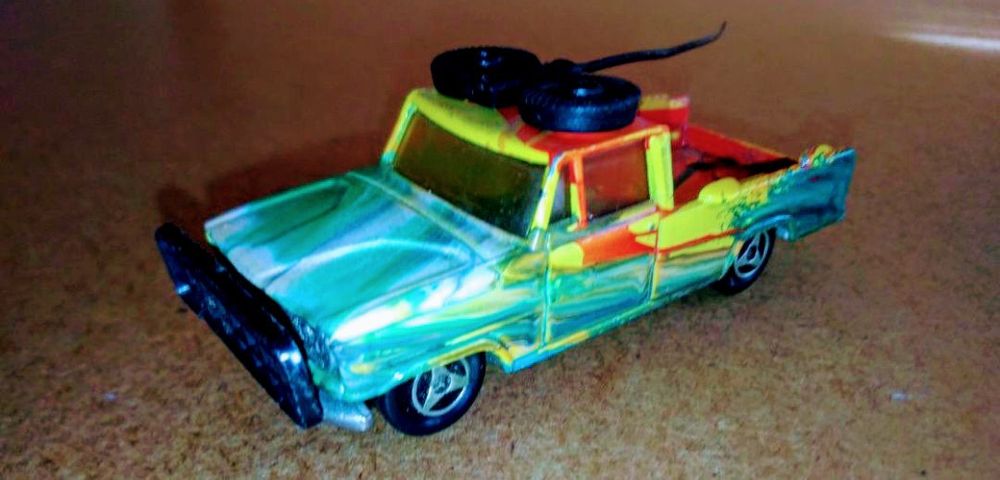 Vintage Majorette No 225 Dodge Safari Pick-Up escala 1:80
