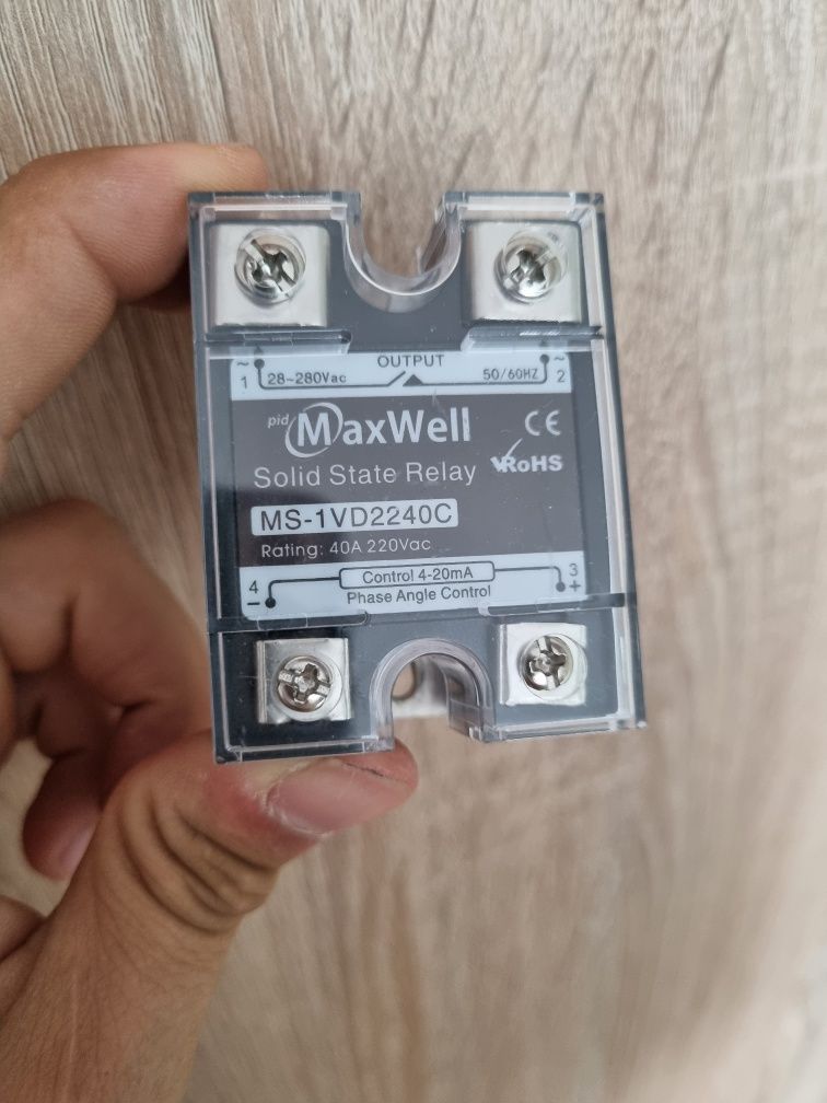 SSR 40A  przekaźnik półprzewodnikowy MaxWell 4-20mA 28-280VAC