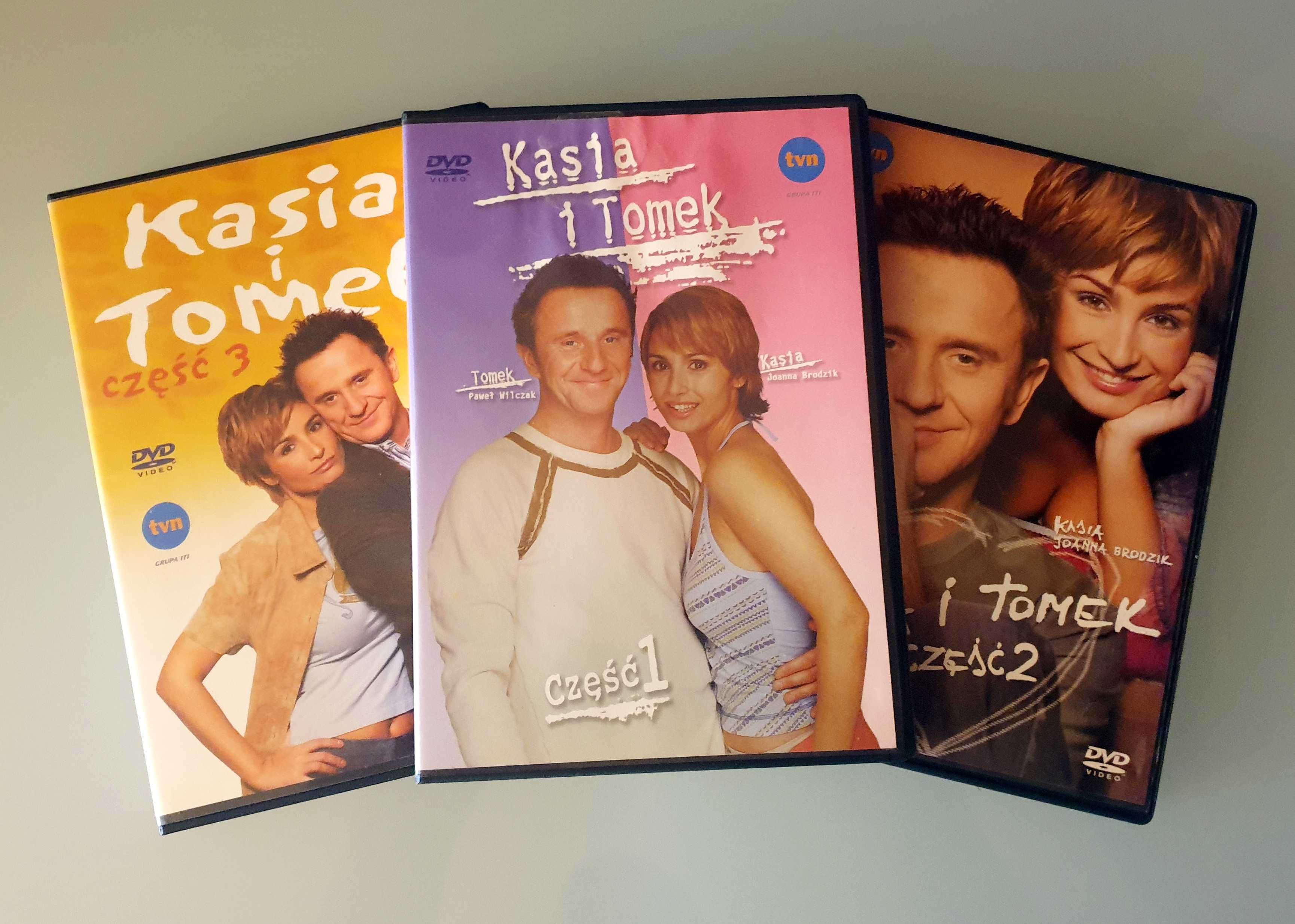 Płyty DVD / serial "Kasia i Tomek" części 1-3 (Brodzik, Wilczak)