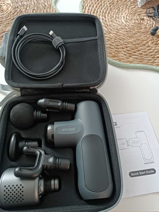 ARBOLEAF Mini Masażer Do Mięśni 5 Końcówek 5 Poziomów Cichy