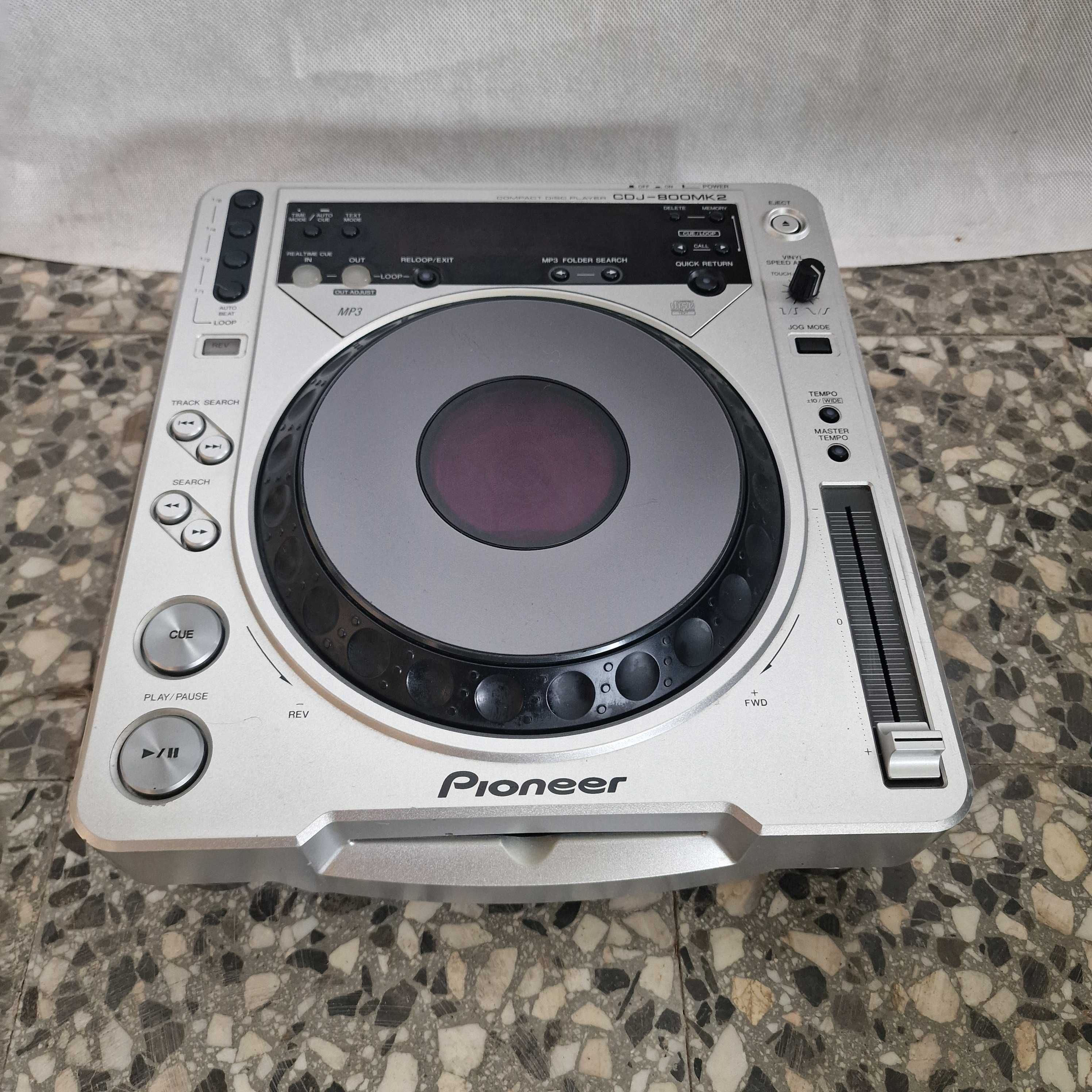 Gramofon cyfrowy Pioneer CDJ-800 MK2 obsługa formatu audio MP3 CBR VBR