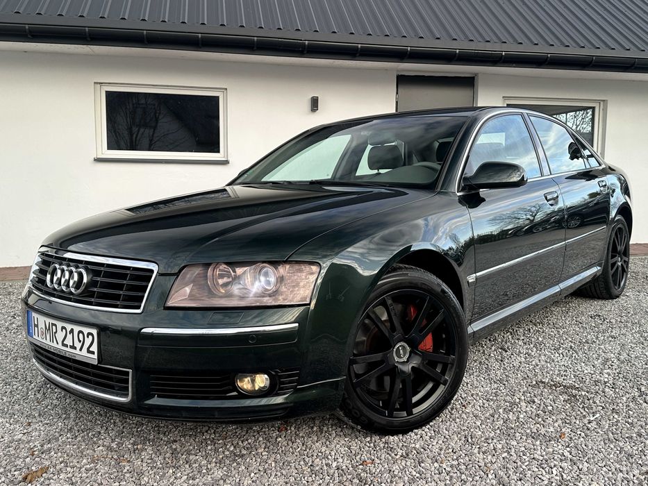 AUDI A8 D3 3.7 V8 280PS QUATTRO Bi-Xenon PDC Skóra Navi ALU 18" ŁADNA