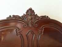 Cama de Casal Madeira Maçica Vintage em ótimo estado