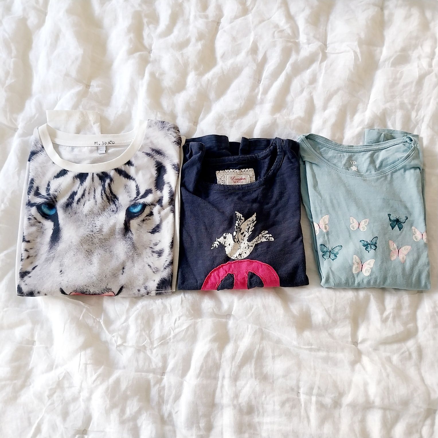 Conjunto de 3 t-shirts de manga comprida