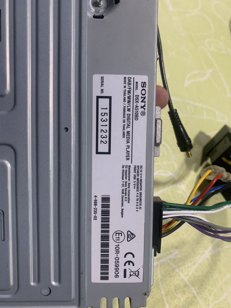 Radio Sony DSX-A510BD