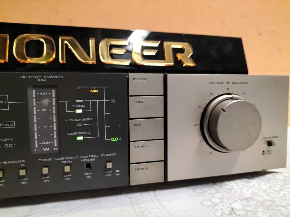 Vintage! Wzmacniacz PIONEER A-6 Gold/2x60W /350W /Wysyłka!