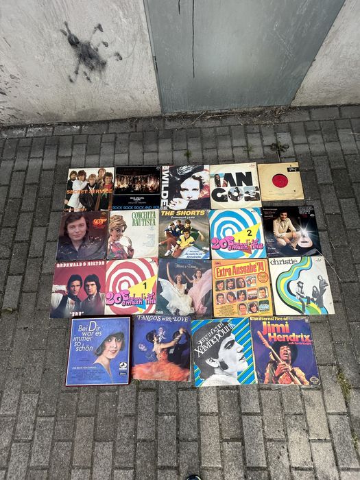 Stare płyty winylowe kolekcjonerskie vintage vinyl