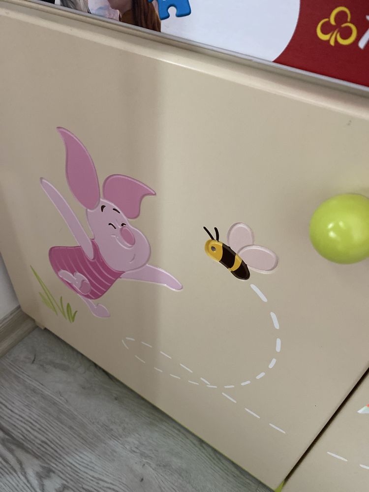 Zestaw mebli Meblik Kubuś Puchatek 5 elementów