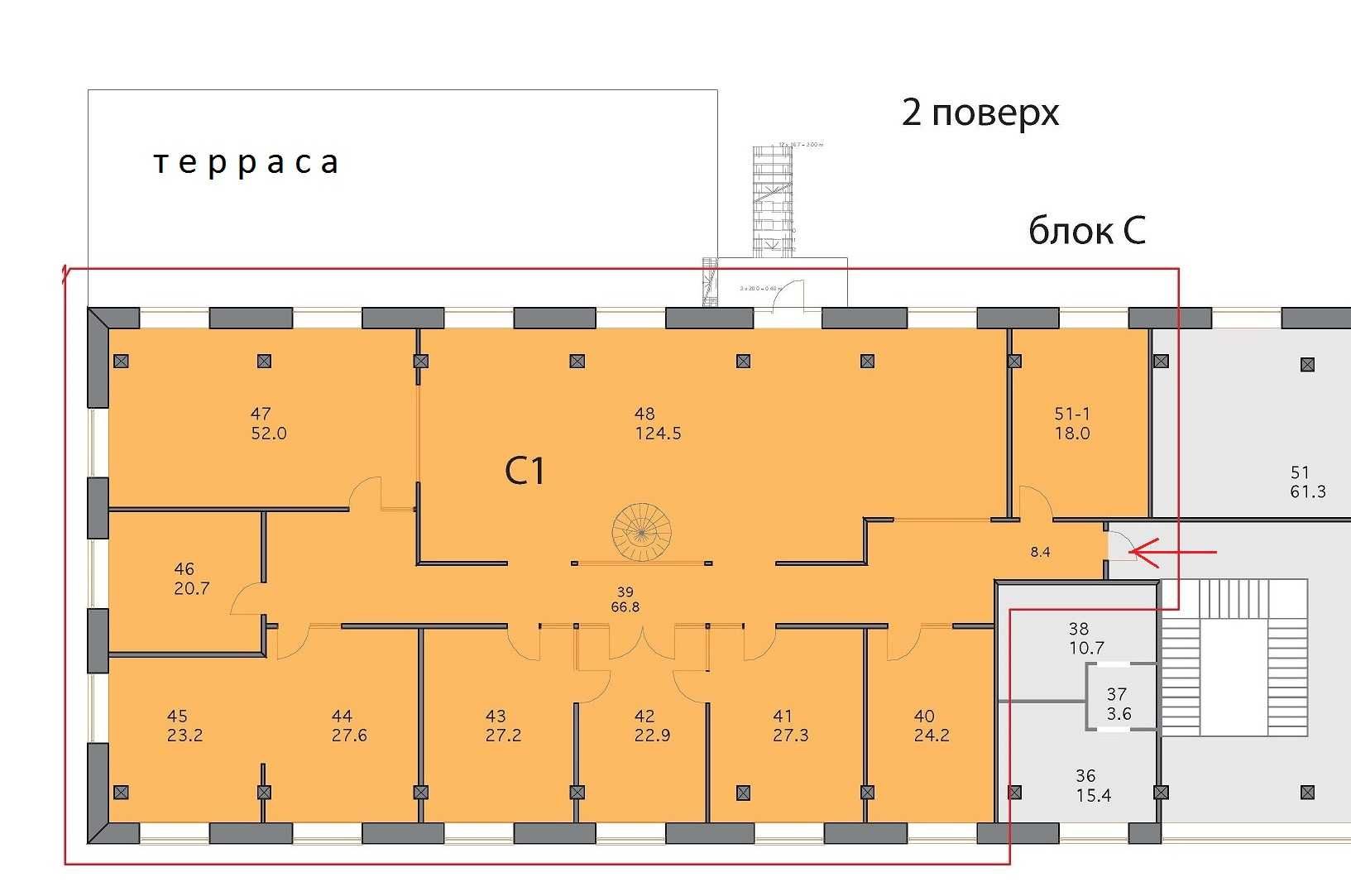 Оренда офісу в БЦ на Подолі (490 м2)