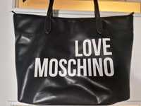 Torba na ramię shopperka MOSCHINO