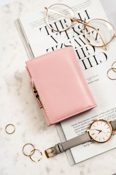 mały portfel damski ze skóry ekologicznej - peterson