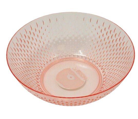 Duża półprzeźroczysta miska z tworzywa sztucznego średnica 24cm
