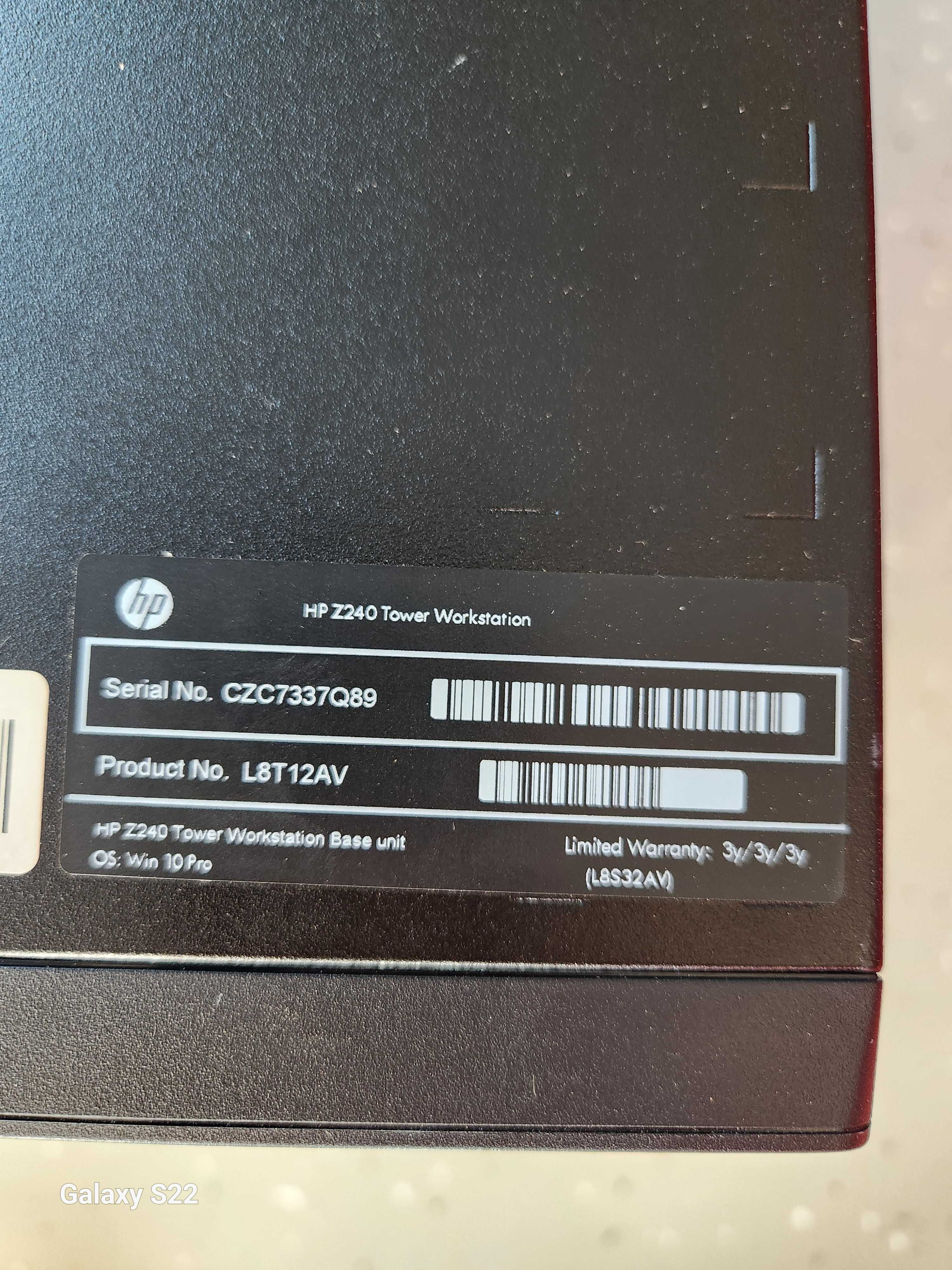 HP Z240 tower workstation i7