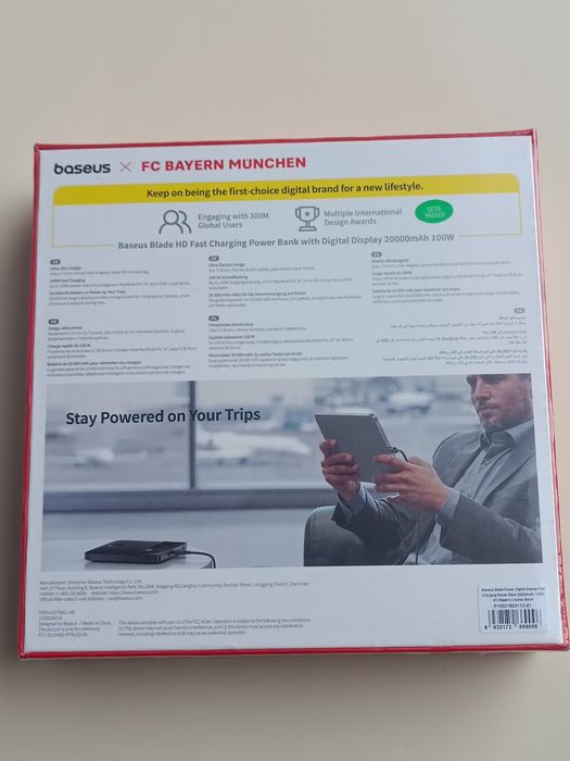 ‼️ Павербанк Baseus Blade 100 w 20000 mah Powerbank ноутбук charge