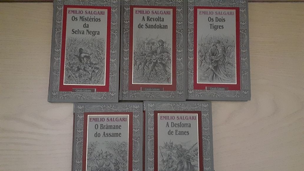 Livros Emilio Salgari