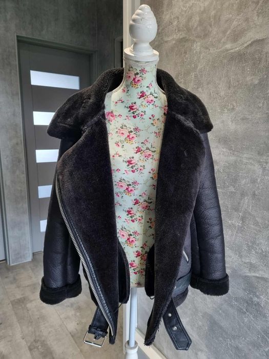 Ramoneska z kożuszkiem Zara XS 34