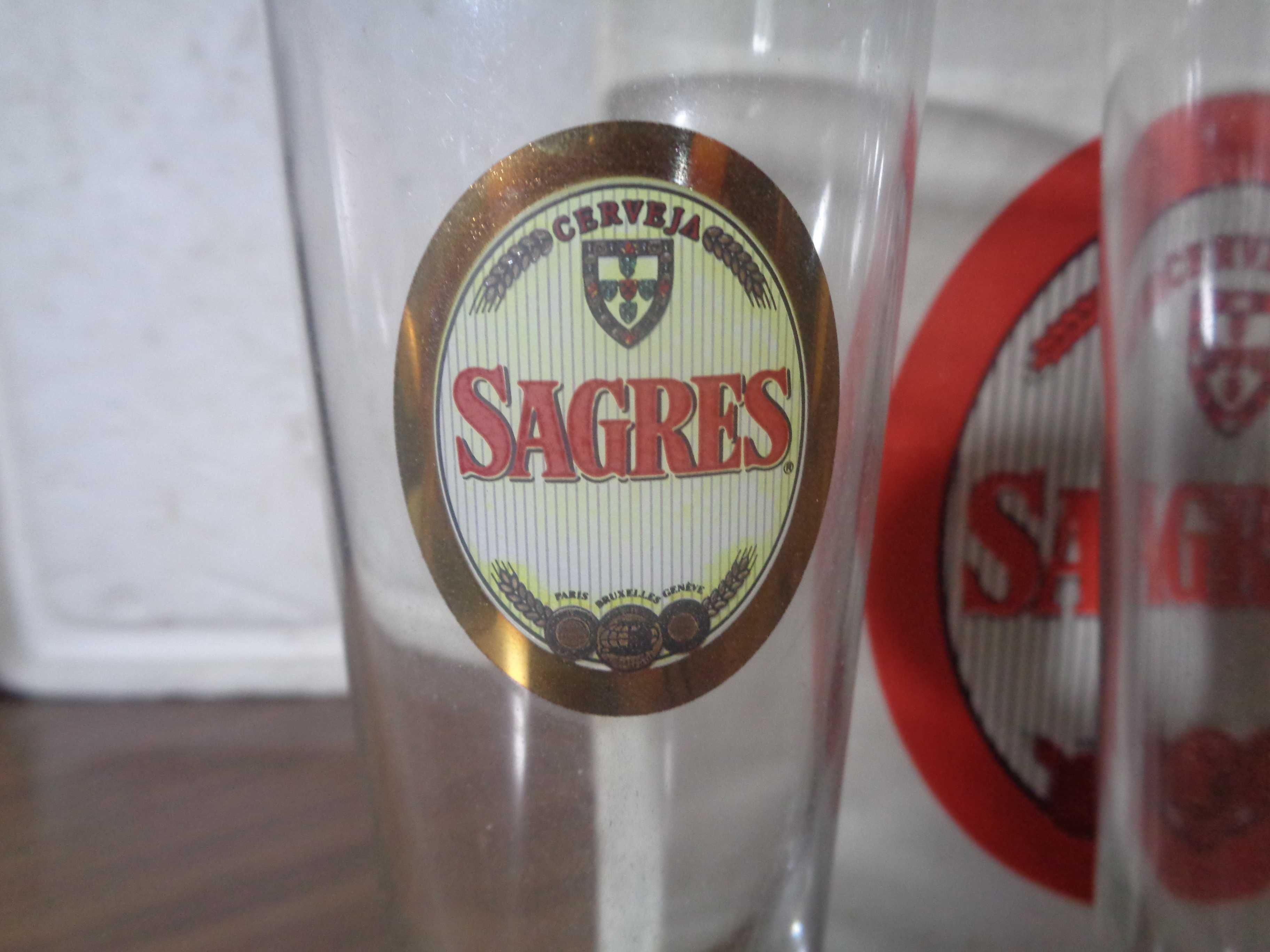 SAGRES 4 copos principe 20 cl Crisal 97