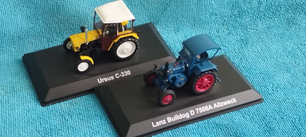 Modele traktorów dla hobbystów traktor Ursus C-330 i Lanz Bulldog 2szt
