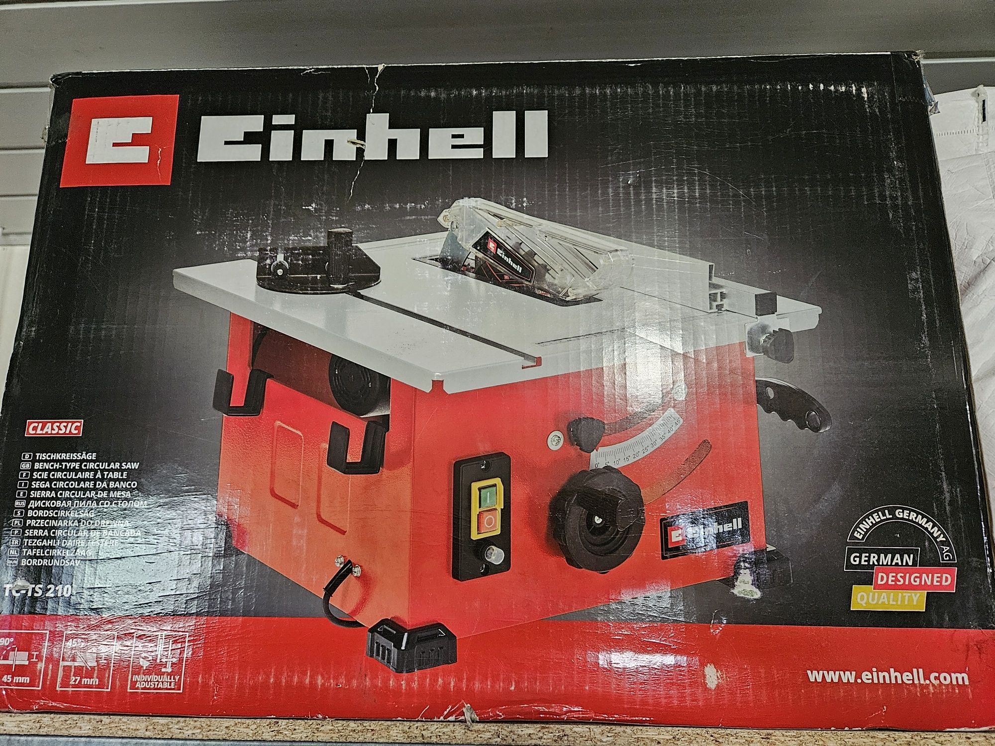 Пила циркулярна Einhell TC-TS 210 нова