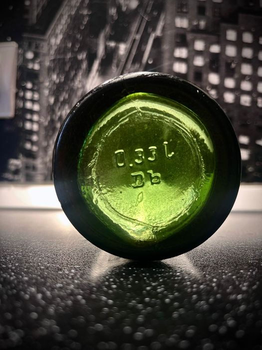 Stara szklanka Grunberg, kubek Zielona Góra