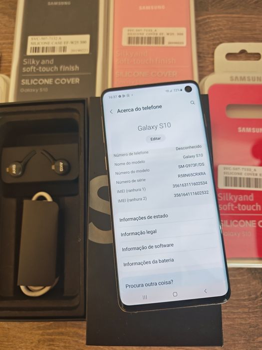 Samsung S10 5G 8GB/128GB Preto Aceito Retomas