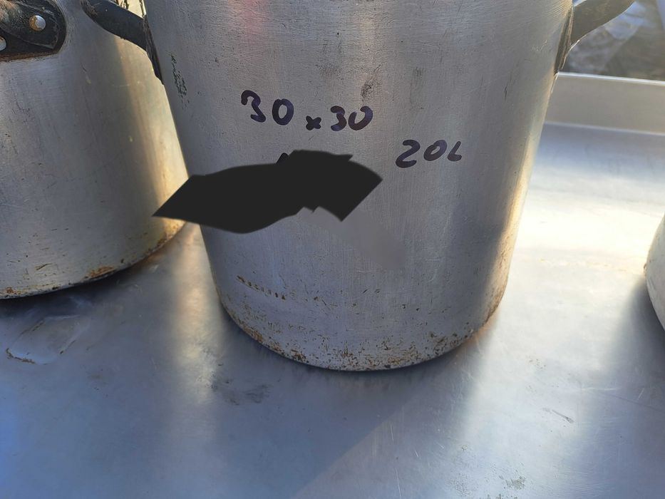 Garnek aluminiowy 10l 20l 30l 40l 50l 100l 50x50cm nowe i używane