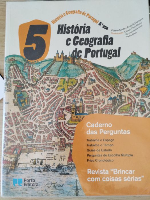 Livros escolares - História e geografia de Portugal 5° ano