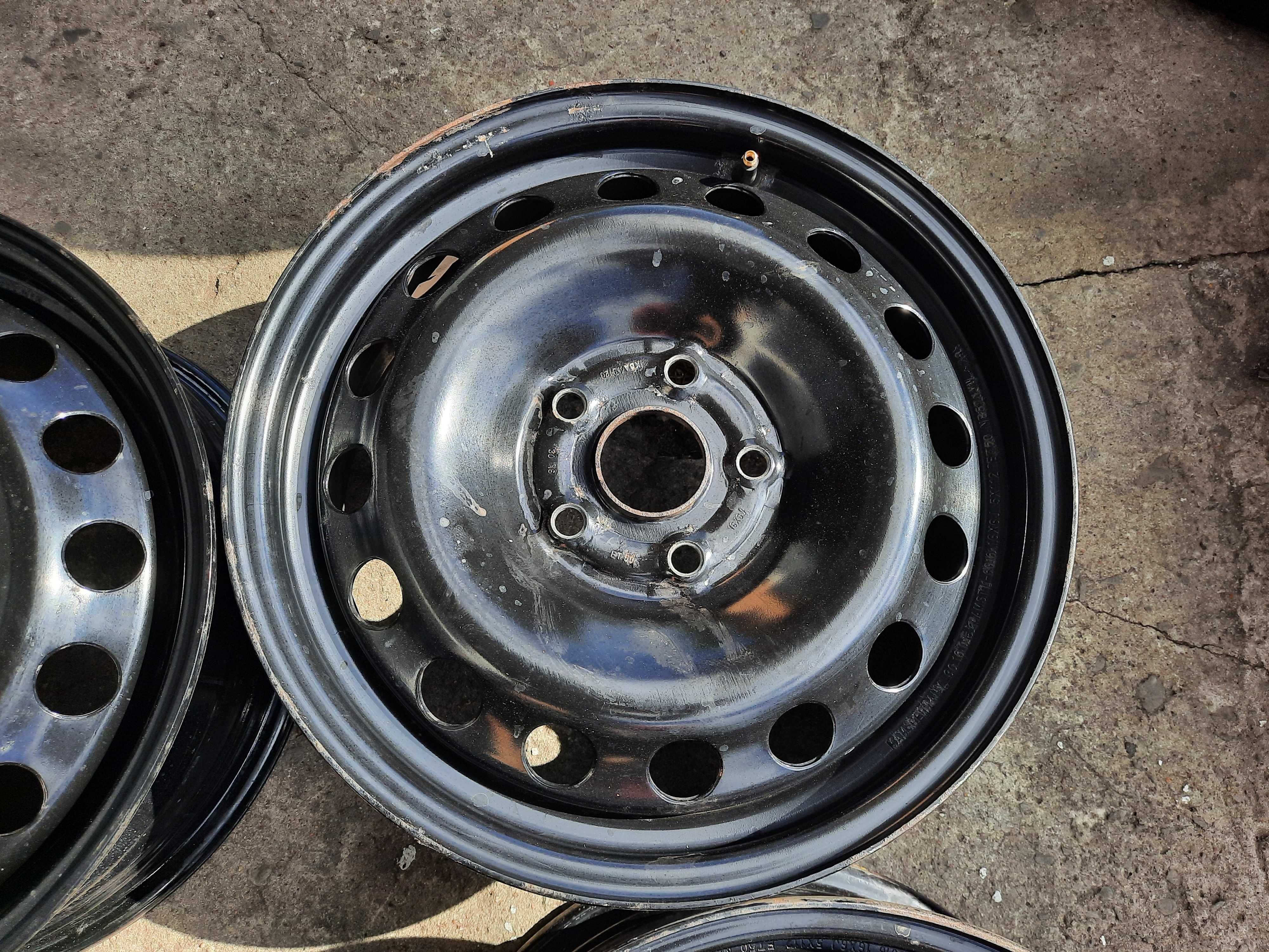 Niemieckie felgi stalowe VW Golf V SKODA Octavia 16" 5x112x57,1 ET 50
