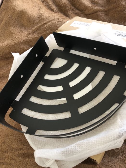 Saboneteira/suporte duche preto