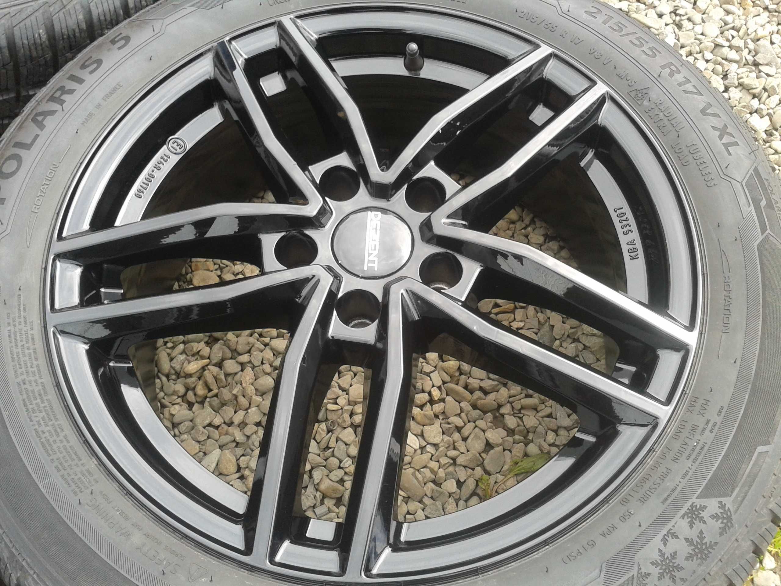 felgi r17 dezent audi a3 a4 a6 q2 q3 5x112 b6 b7 c6 mielec 7j czarne
